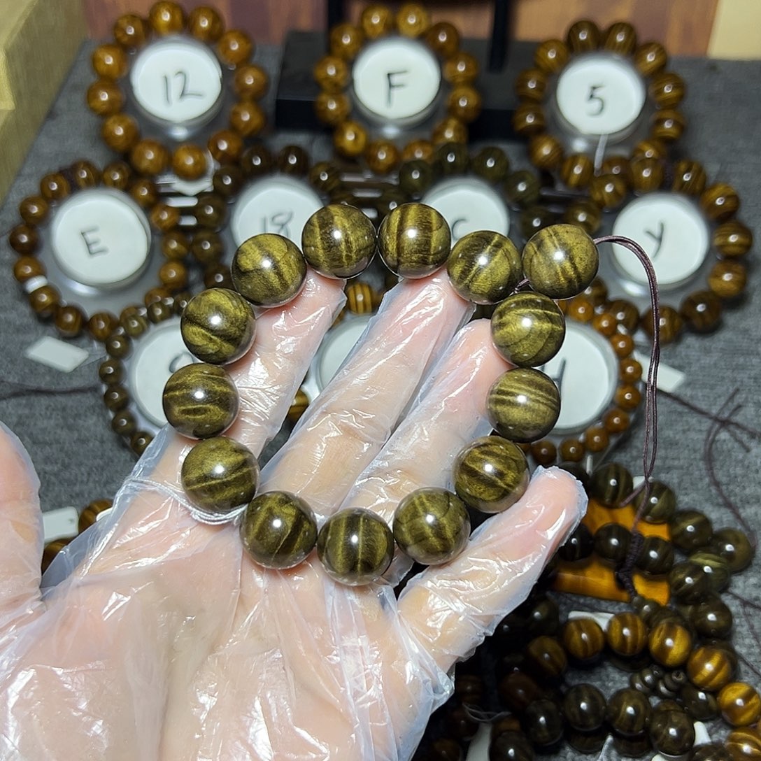 手串/手链阴沉木阴沉1.5水波