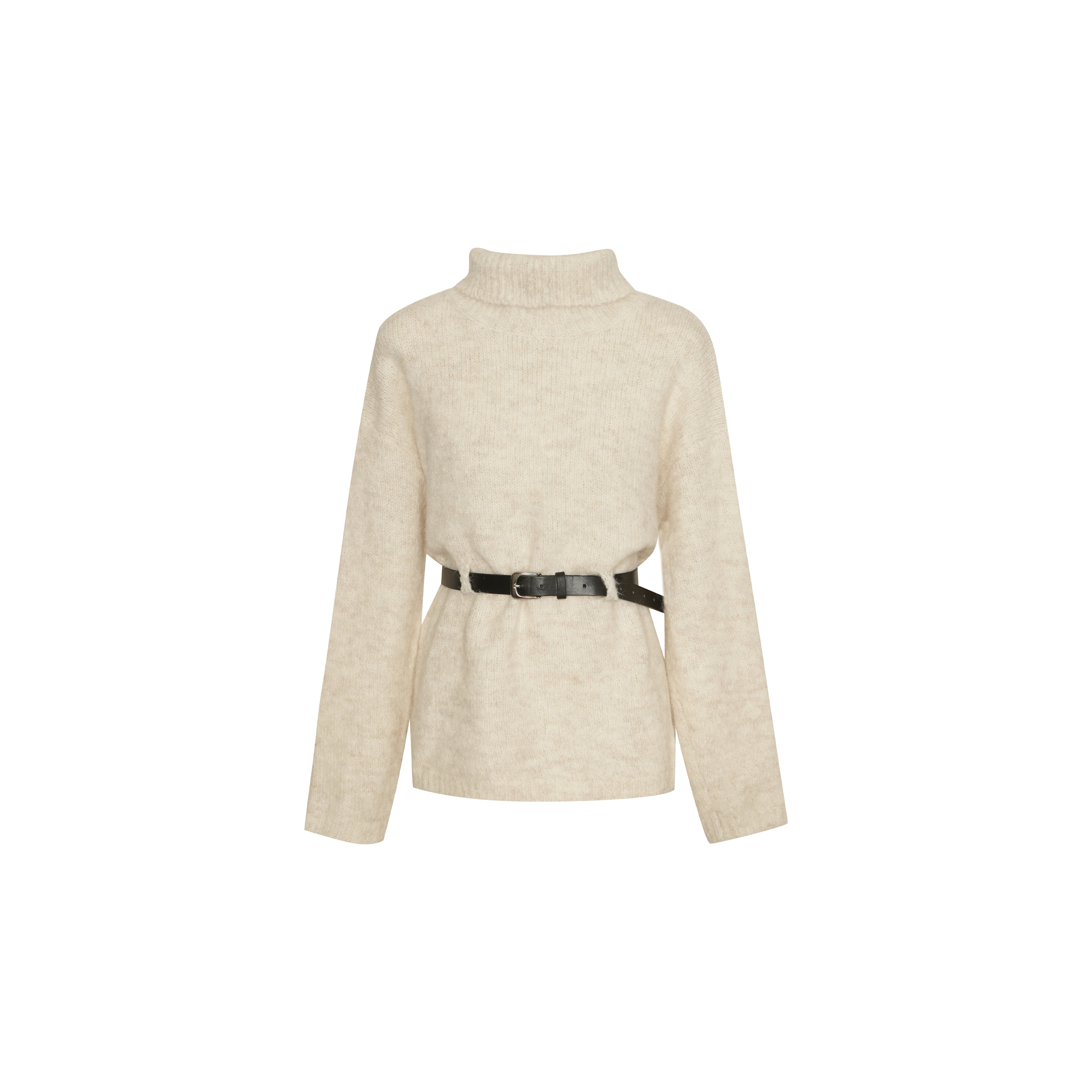 妯娌私服【暖冬壁炉】气质秋冬长袖轻奢毛衣毛针织衫（配腰带）208893