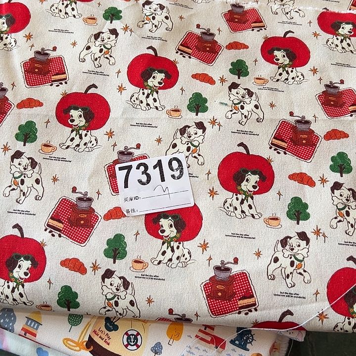 泡***店棉0.5米价纯棉8安帆布1.5米宽果子块