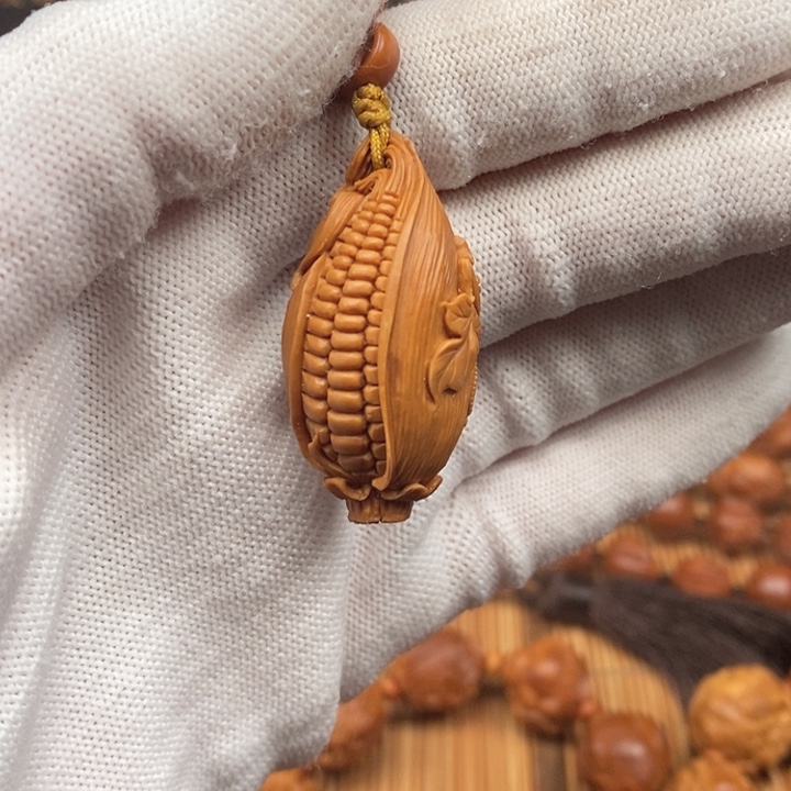 橄榄核吊坠许忠英老师玉米