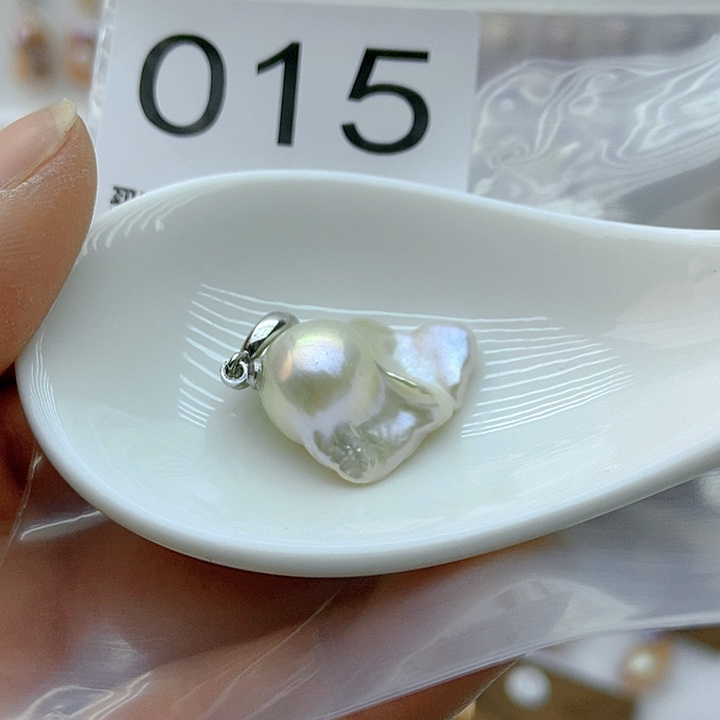 淡水珍珠颈饰银S925镶嵌