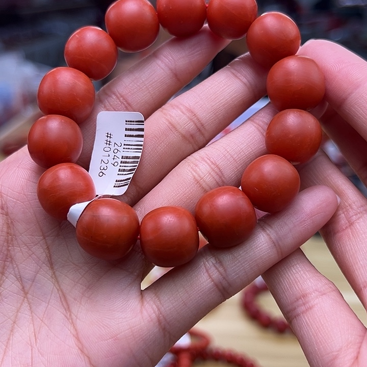 南红玛瑙多样性发一14-15mm  +未镶嵌