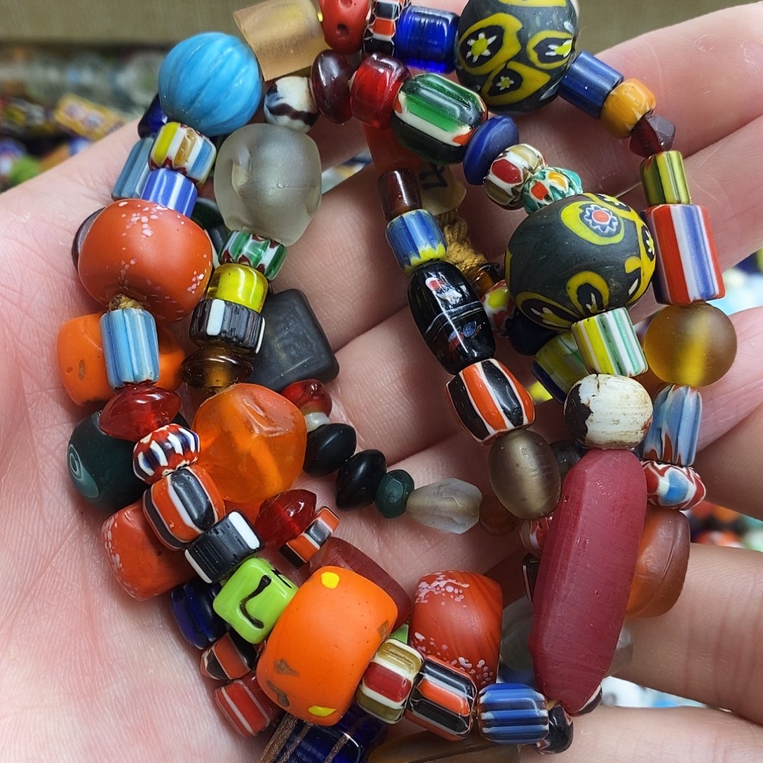 琉璃颈饰尼泊尔超大多宝 