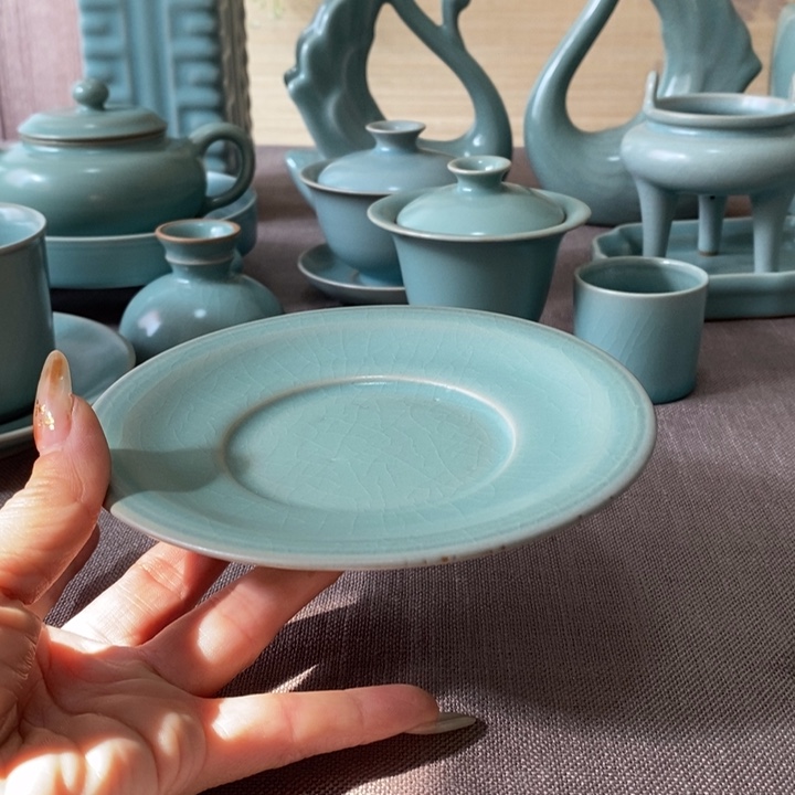 瓷片杯拖一一一一一一一暇