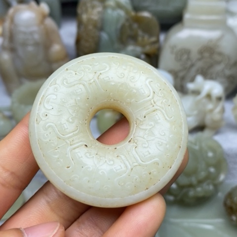 和田玉挂件把件摆件未镶嵌