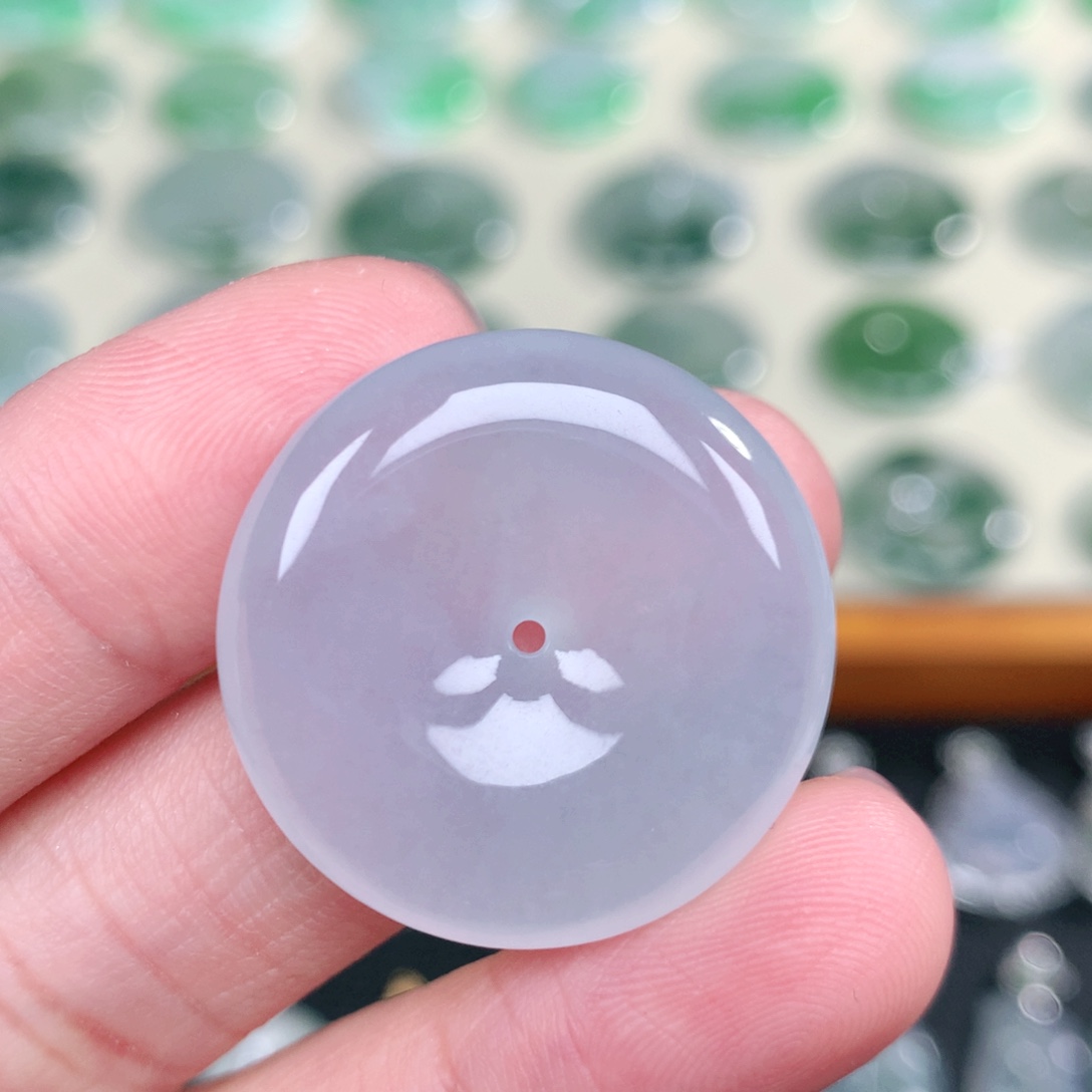 翡翠未镶嵌吊坠(不含链)27-6.0