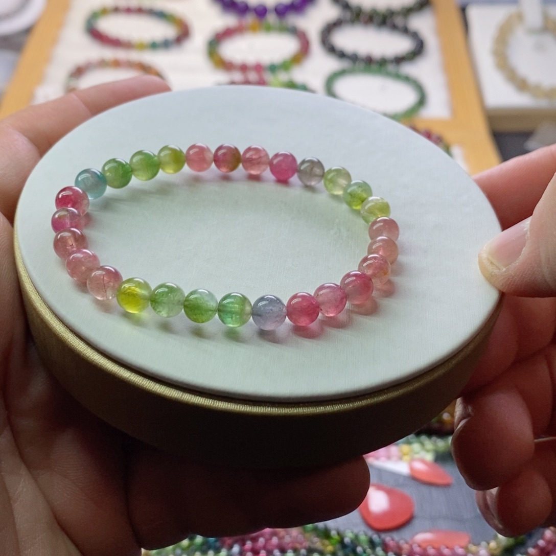 碧玺碧玺手链未镶嵌