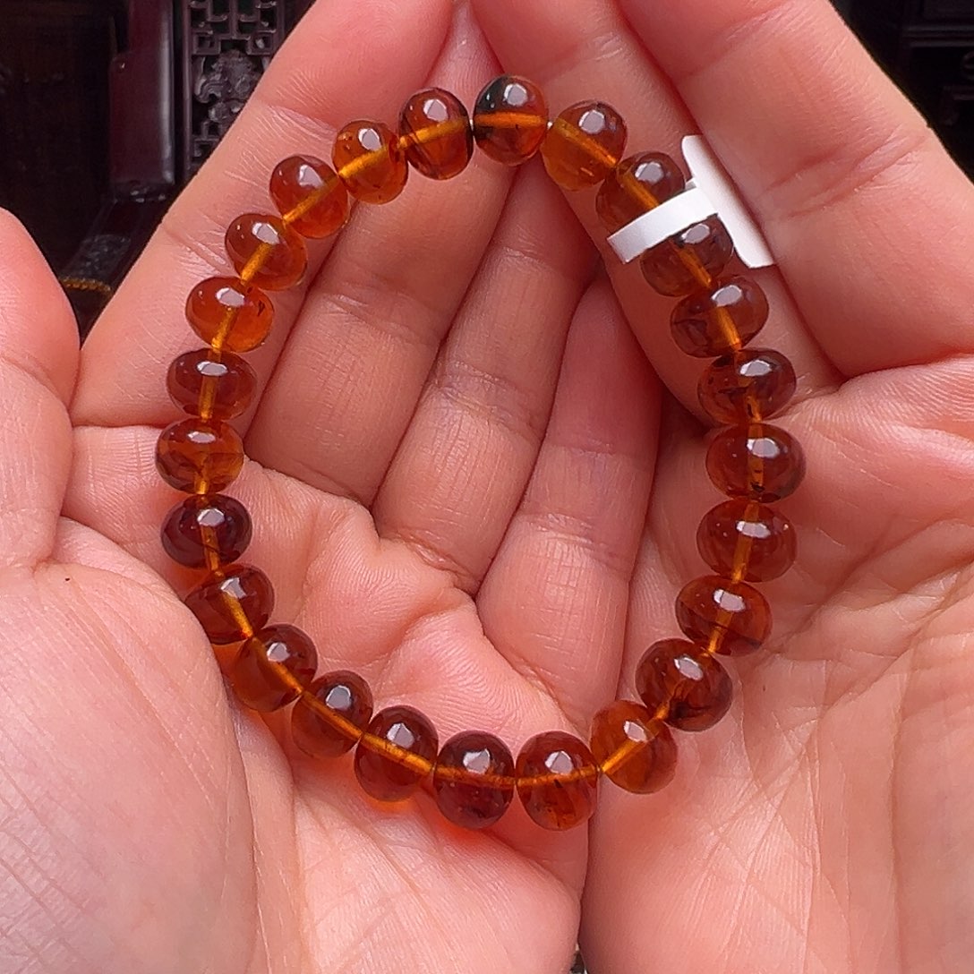 琥珀裸石未镶嵌珠*控抚顺琥珀10344