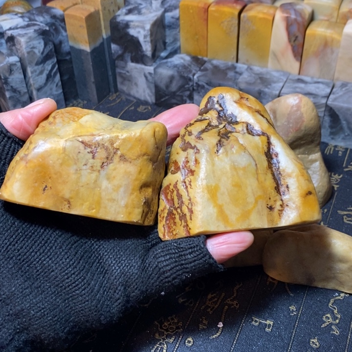 昌化鸡血石印章石