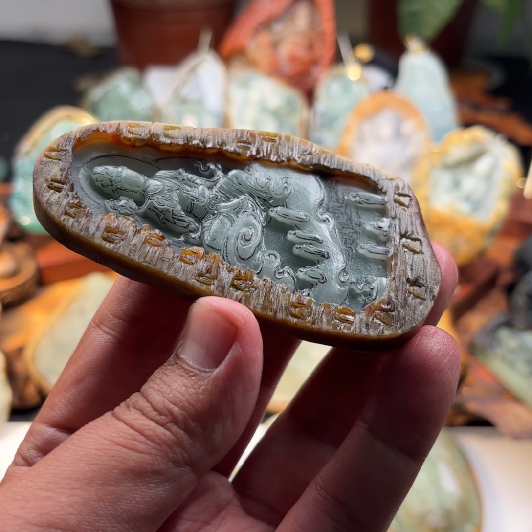 金***哥定制翡翠未镶嵌大势至