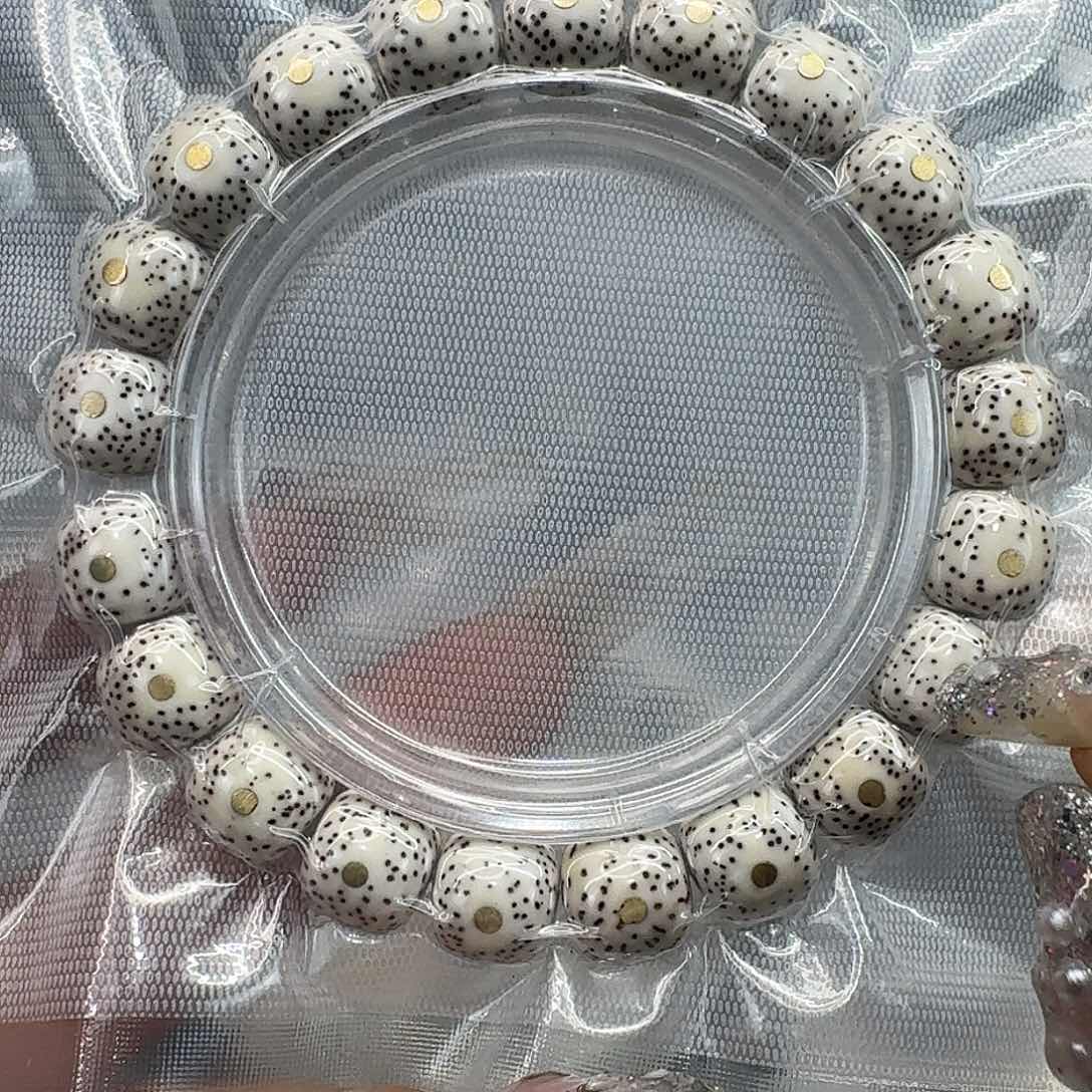 星月菩提手串387王者白星月菩提镶嵌单圈11