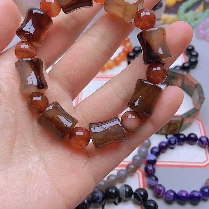 【闪购商品】玛瑙/玉髓珠宝半成品未镶嵌有**得