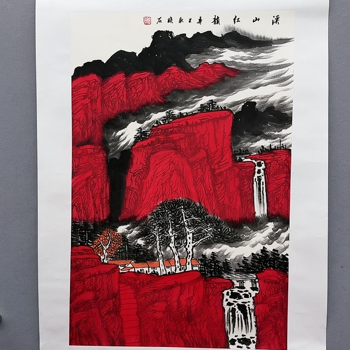 国画书法作品多次参加