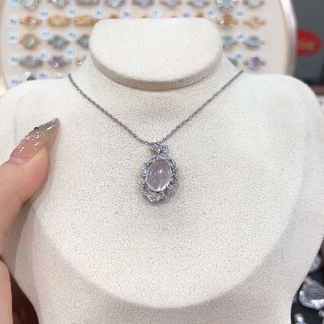 哆***哆烟晶银S925镶嵌戒指