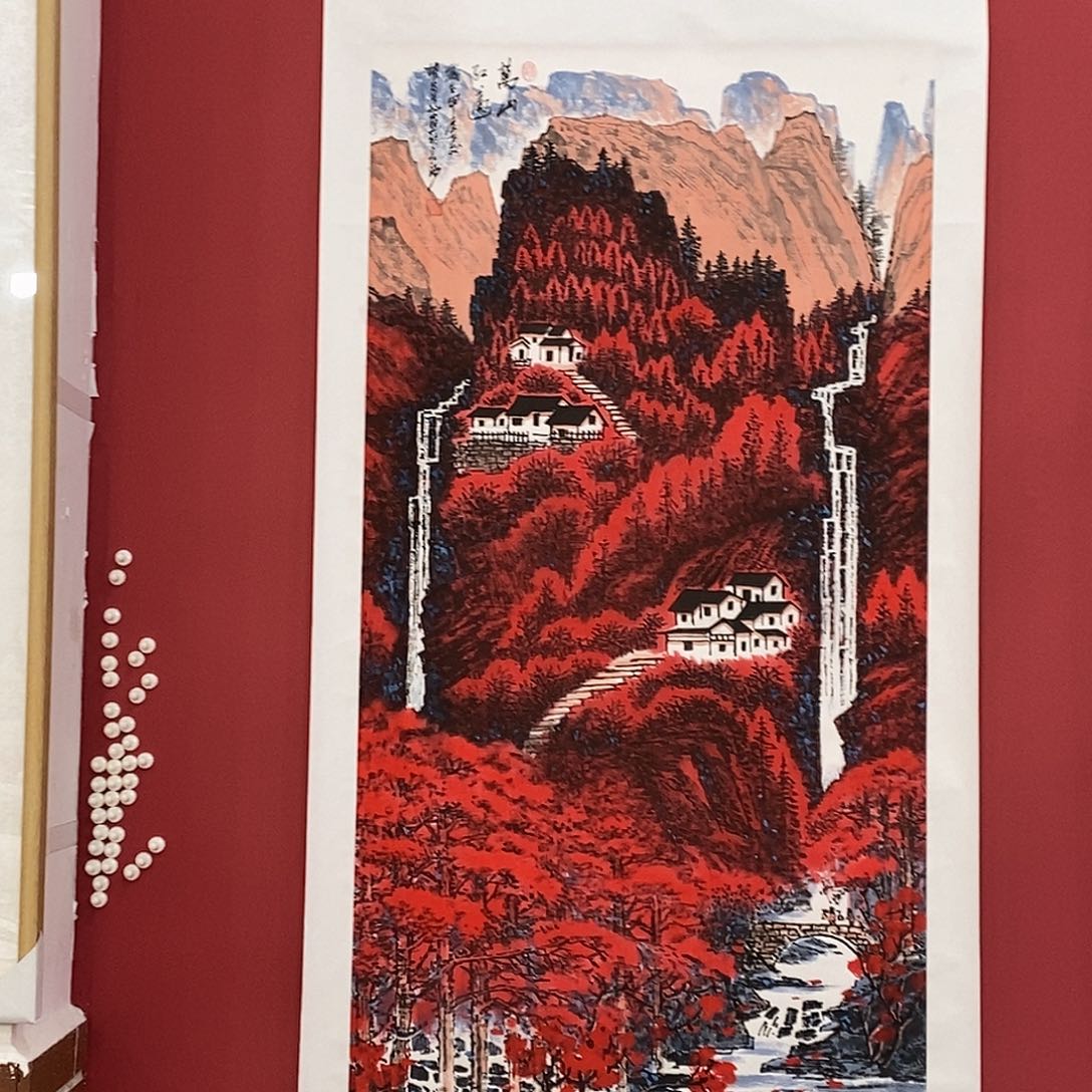 国画胡昌为四尺竖幅精品佳作