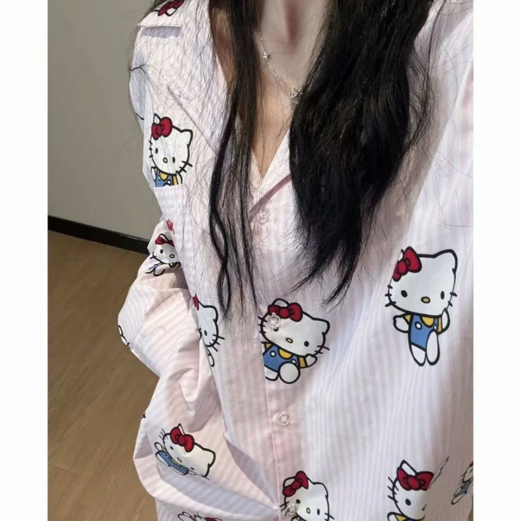 2025春秋睡衣女春秋季新款可爱甜美家居服长袖套装