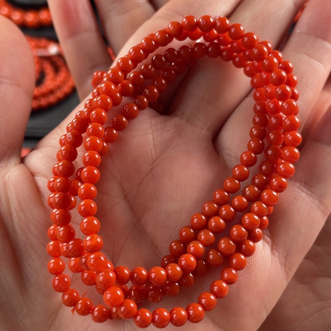 南红玛瑙未镶嵌手链妞4