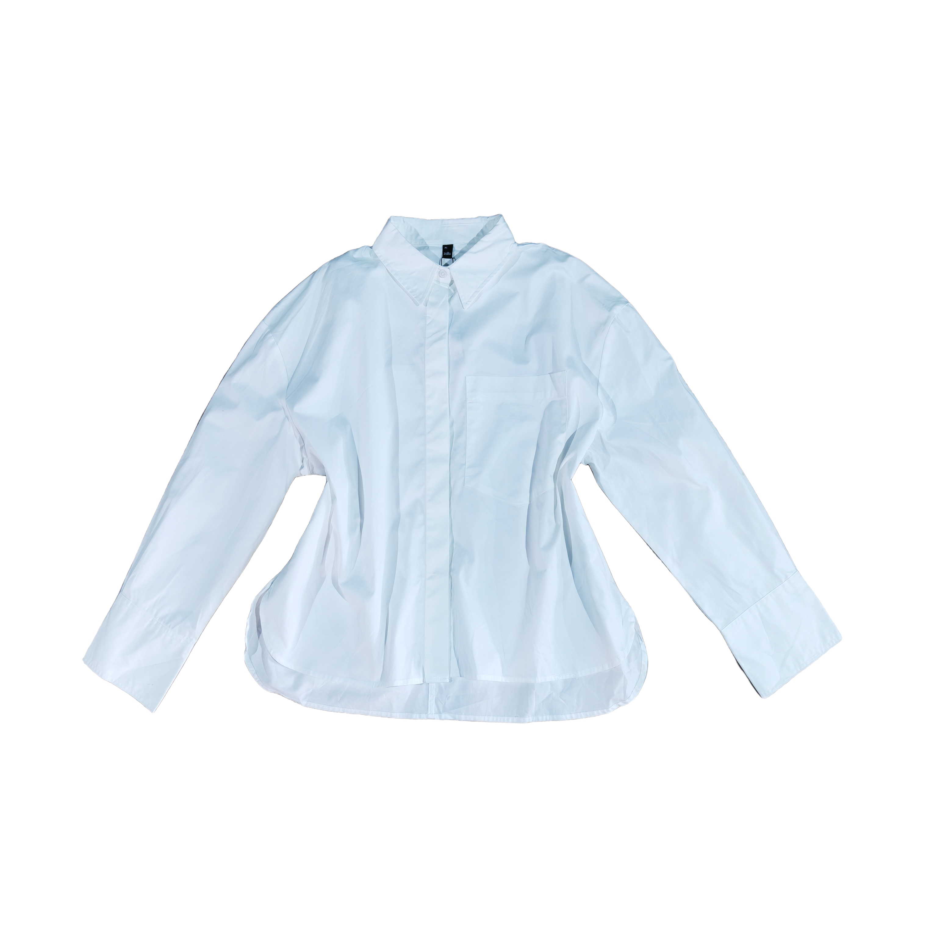 z*lla大版型白色休闲衬衫NO退换