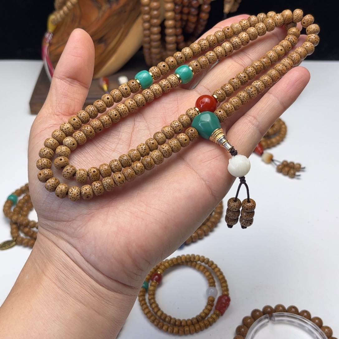 天***花星月菩提吊坠菩提