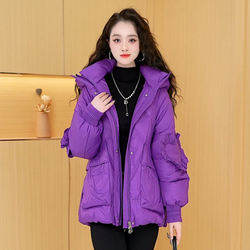 【羽绒服】冬季白鸭绒羽绒服百搭新款时尚气质休闲保暖外套女小个子