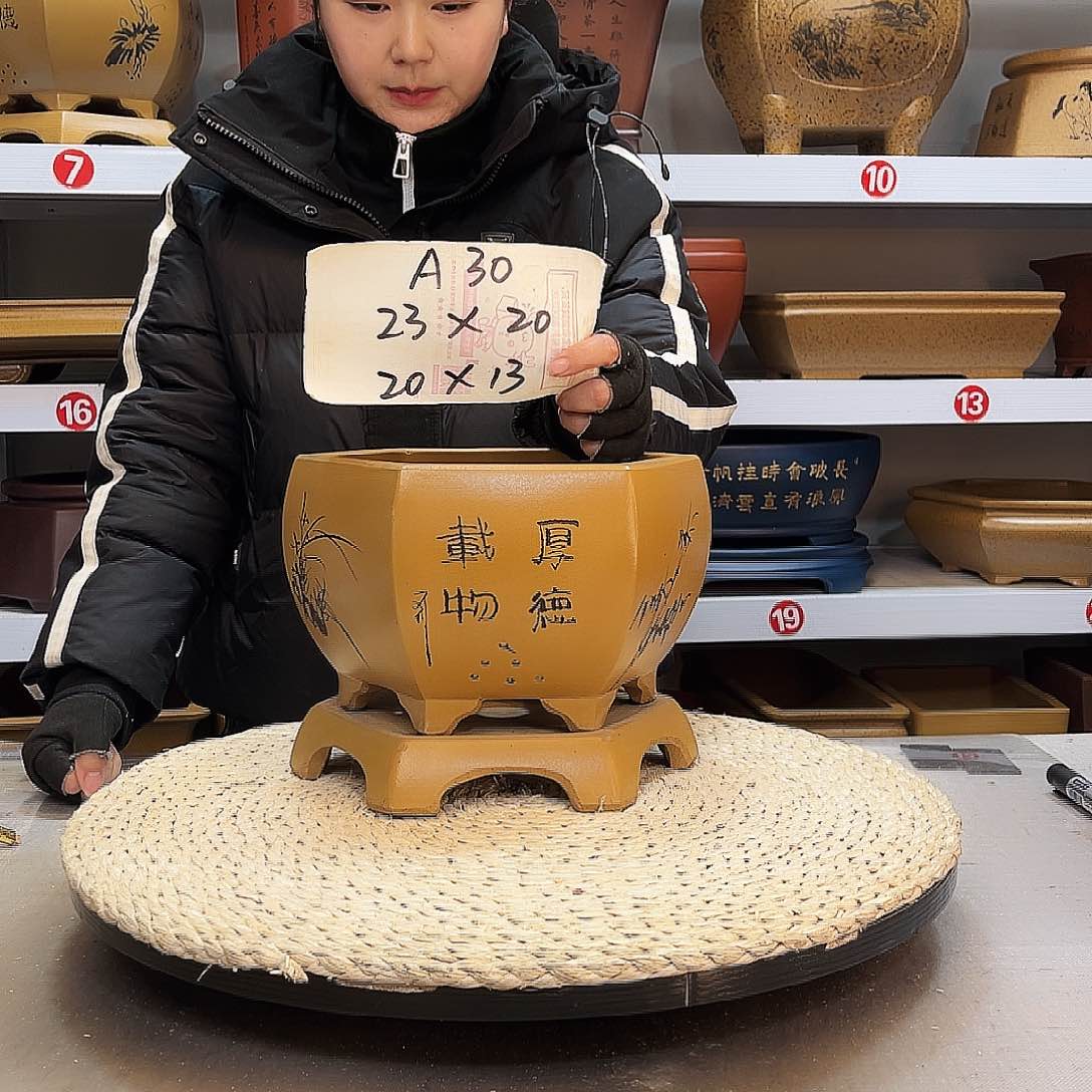 紫砂花盆紫砂花盆