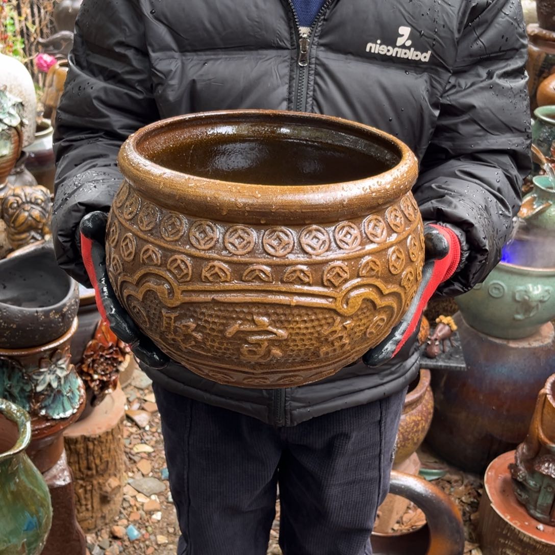 红陶高20口25无孔