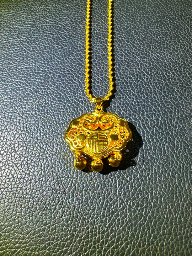 ZSJ0852古法平安锁项链