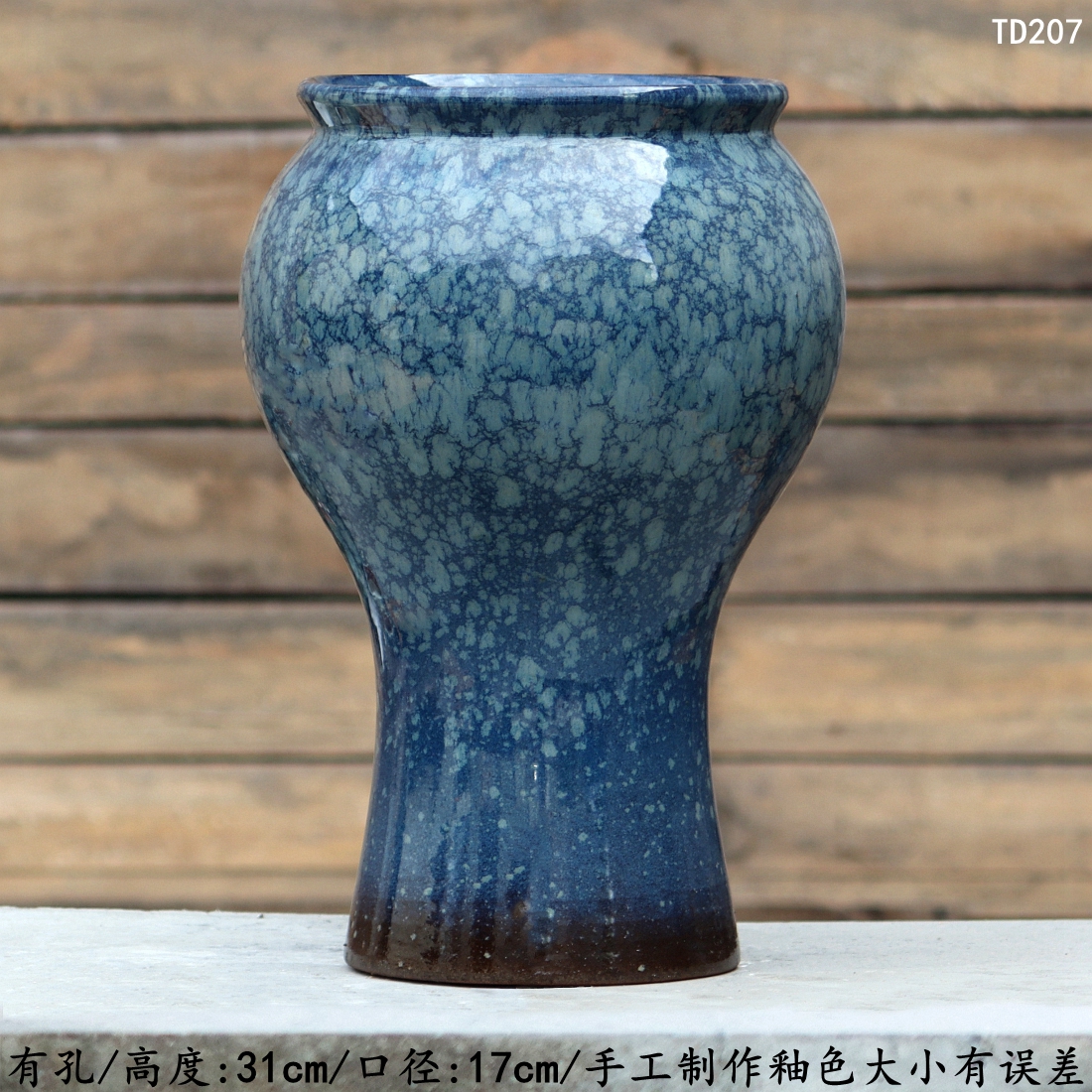 复古高筒透气粗陶多肉花盆适合悬崖老桩法师植物花卉家用TD207
