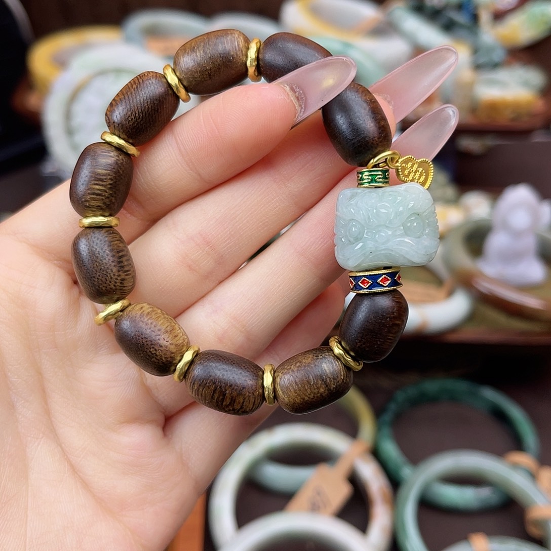 翡翠未镶嵌手链手链