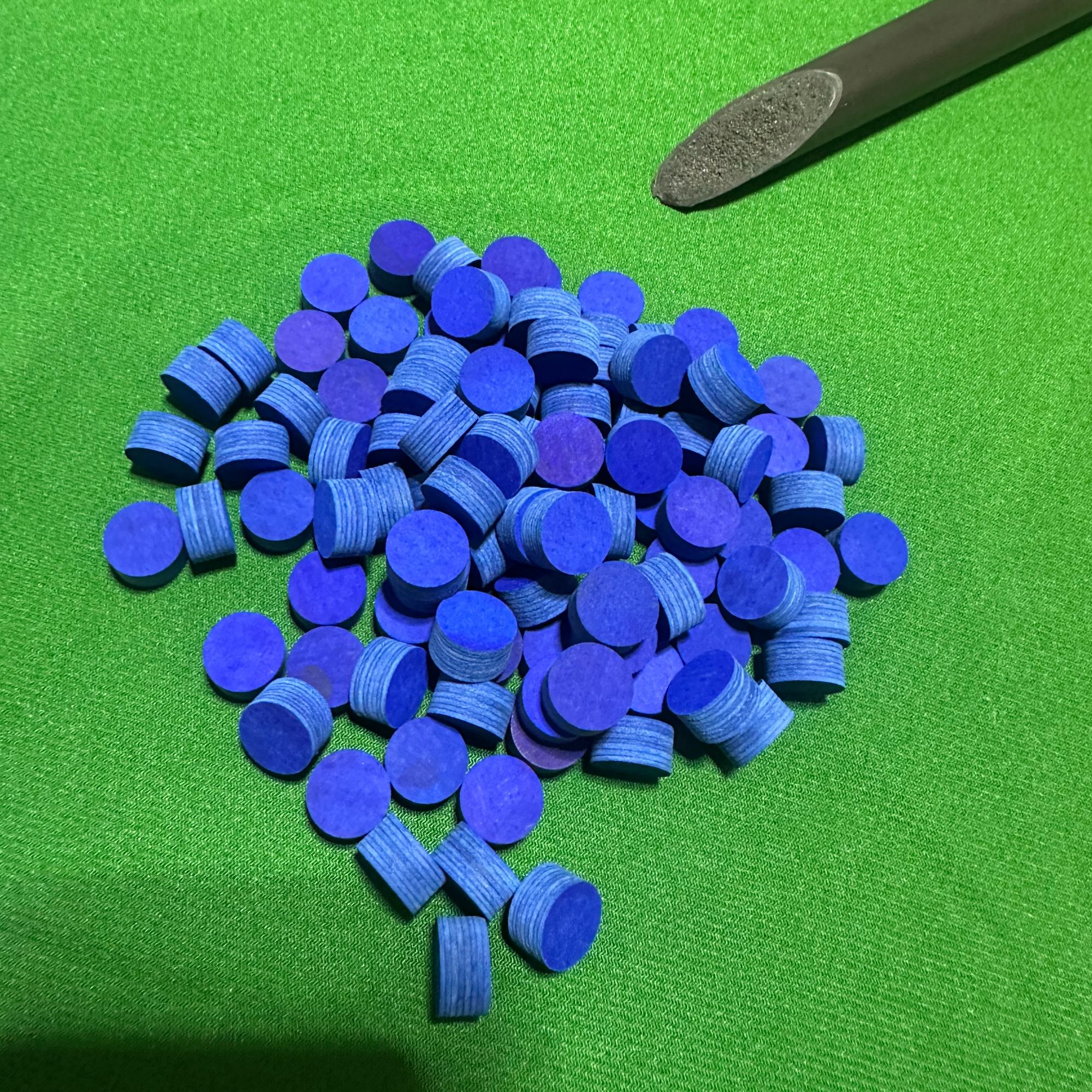 简易包装职业皮头大头杆中式八球九球杆皮头