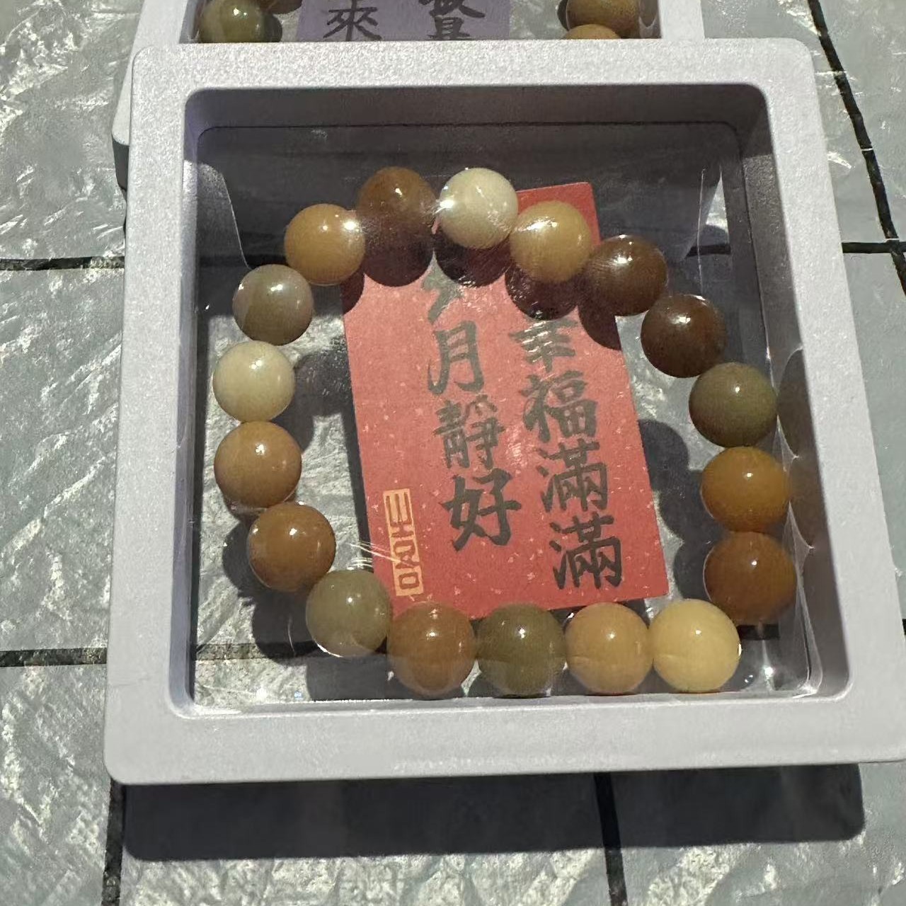 黄铜木质手链 网红文玩手串