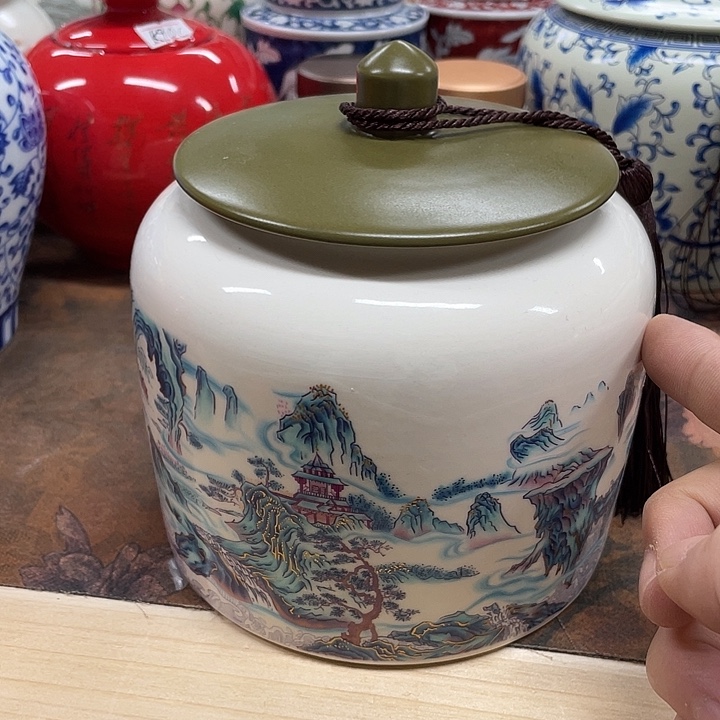 陶瓷罐茶叶罐密封罐储物罐