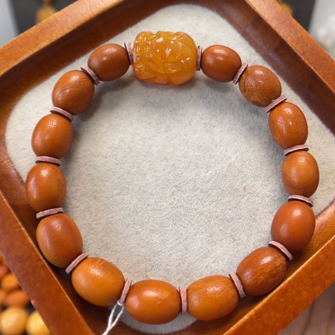 蜜蜡未镶嵌手链蜜蜡