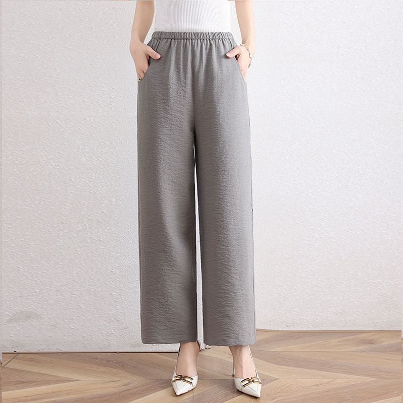 [敏洋纯]桑蚕丝阔腿裤25X826