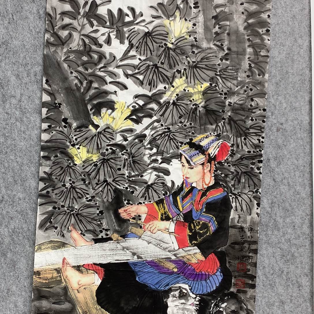 国画于老师三尺作品