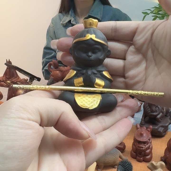 紫砂茶宠悟空紫陶