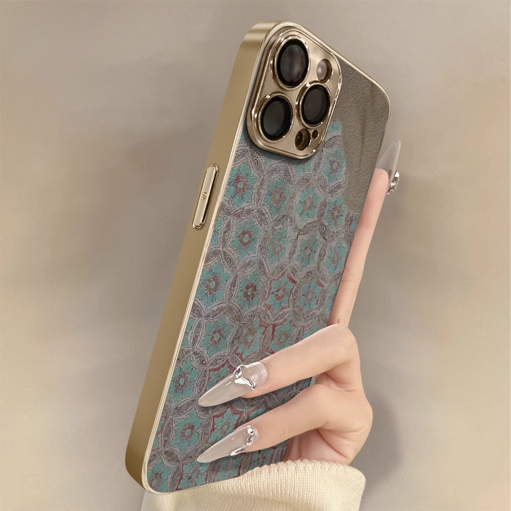 敦煌花纹适用苹果16promax手机壳复古iphone 17保护壳15pro国风