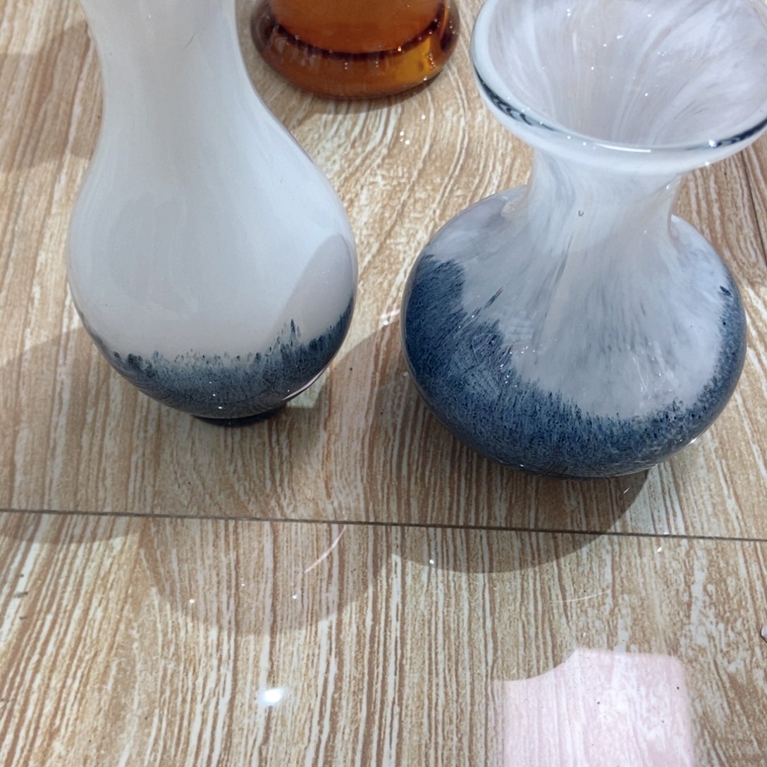琉璃手工艺品一对