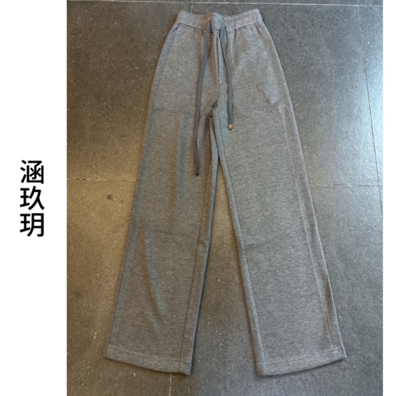 涵玖玥【小铁片抽绳】挺阔暖和秋冬直筒裤子e-86125