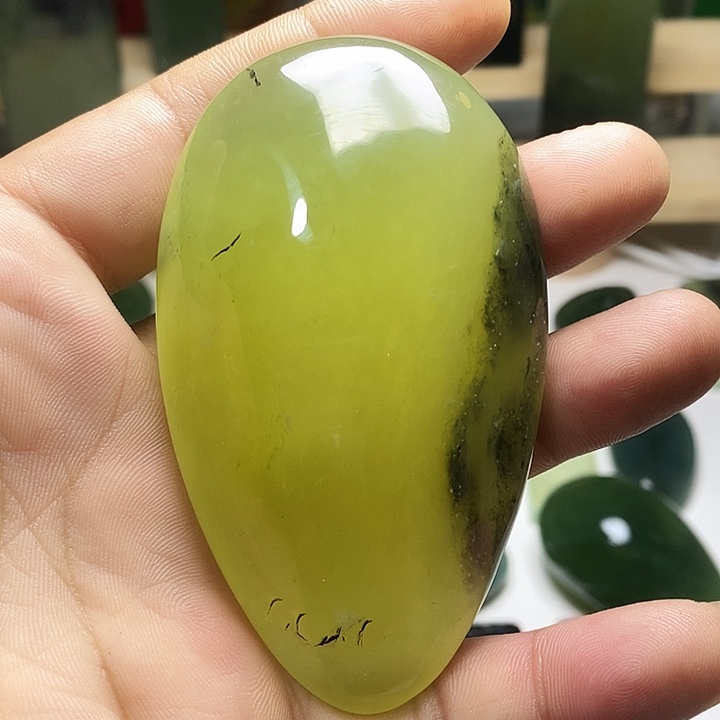 未镶嵌岫玉手把件岫玉