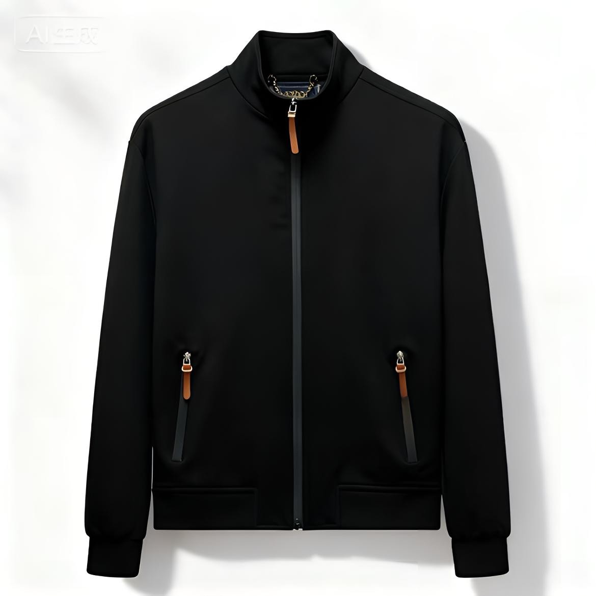 【刘总专属】欧洲奢品秋冬情侣款夹克外套073黑色不加绒