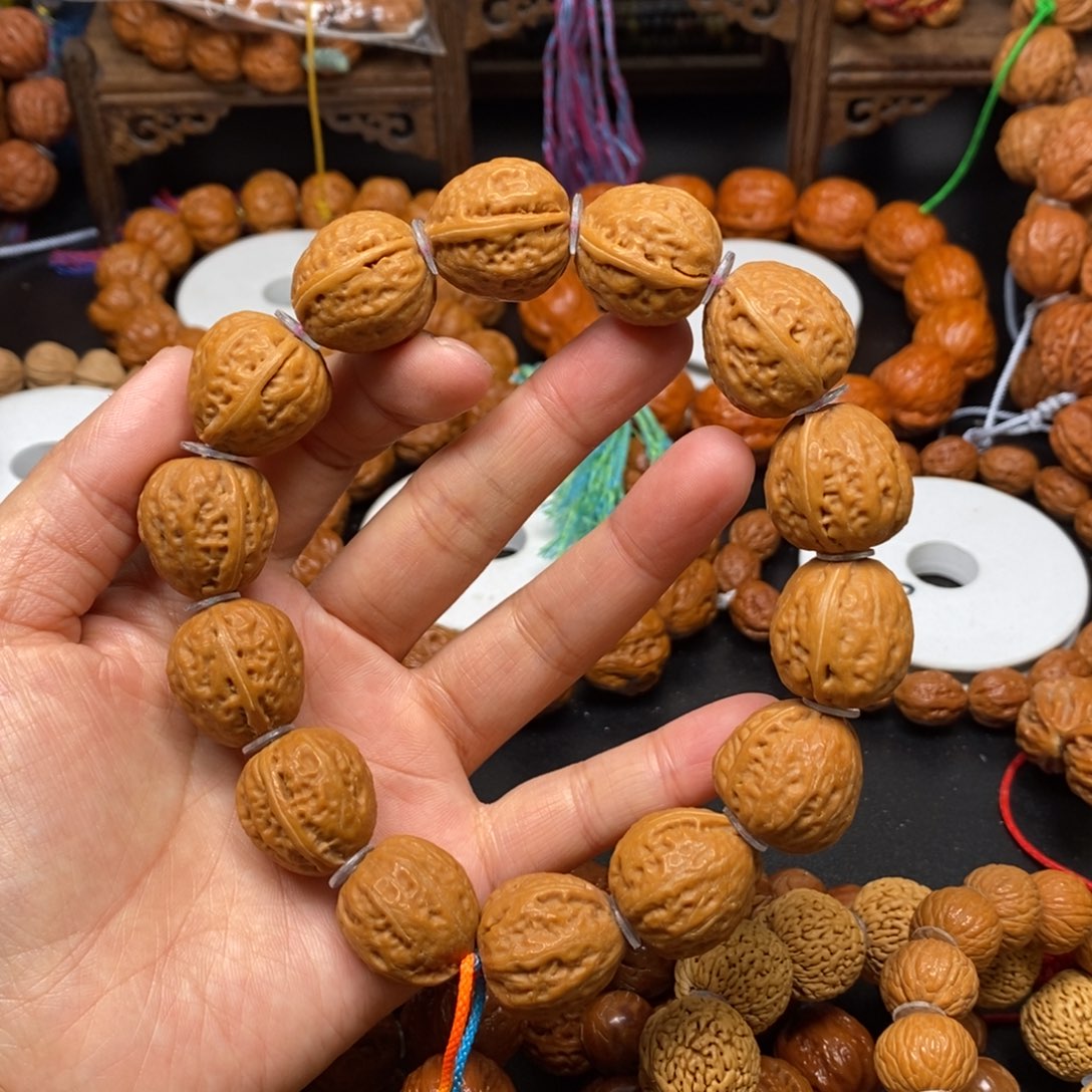 桃核手串小黄金蛙