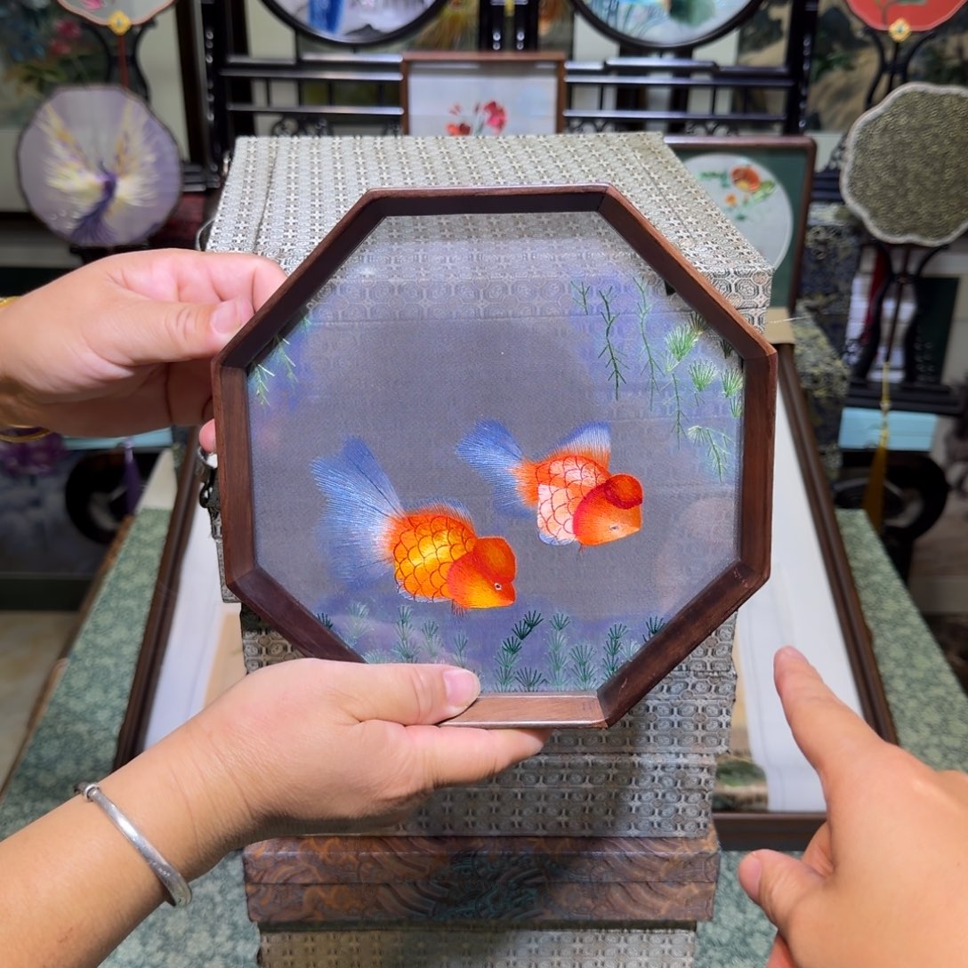 刺绣手工苏绣工艺制作技艺精湛