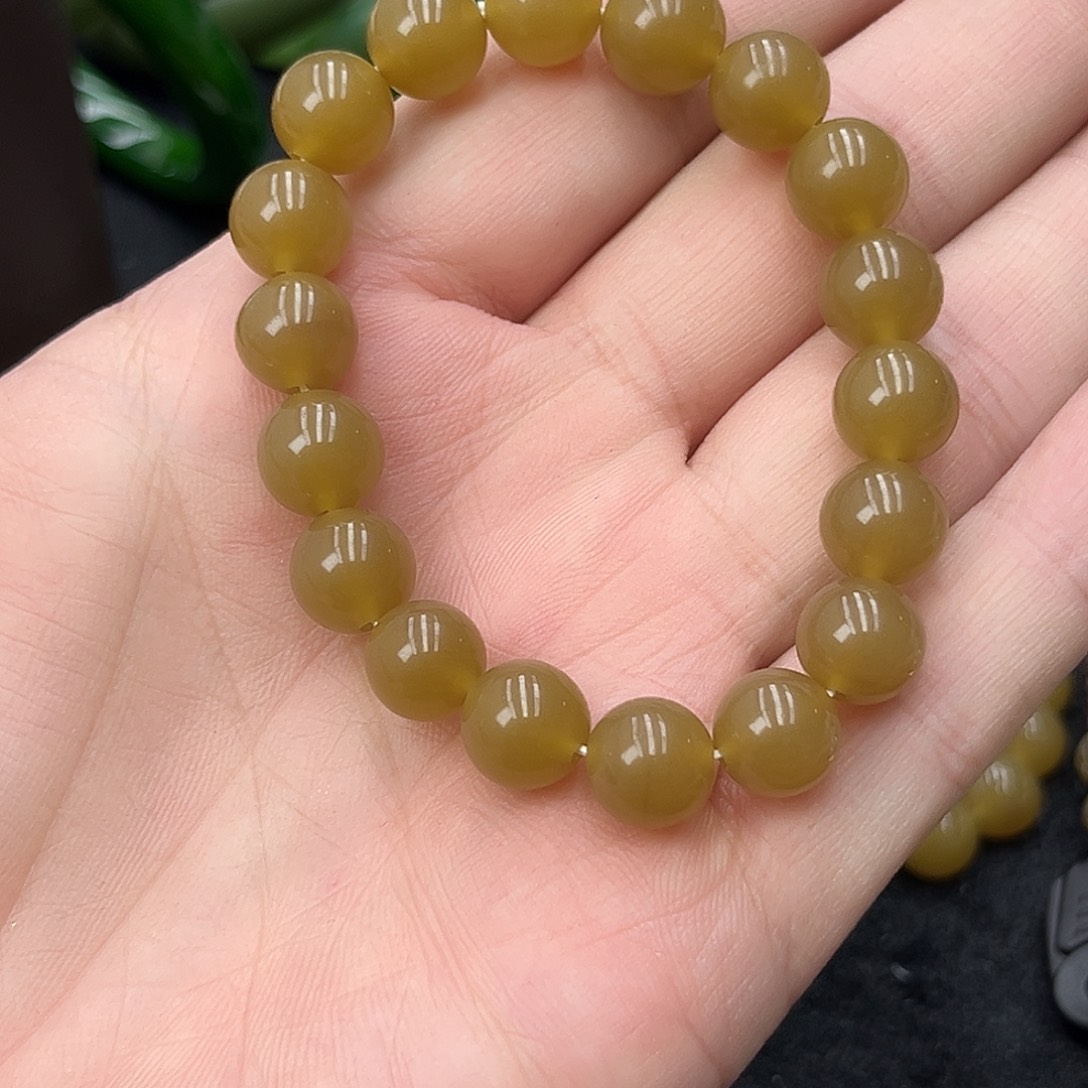 手链未镶嵌和田玉（糖玉）617号