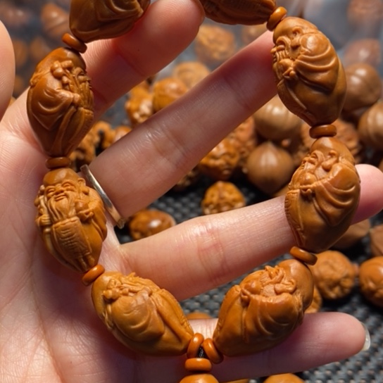 橄榄核吊坠寿星佬