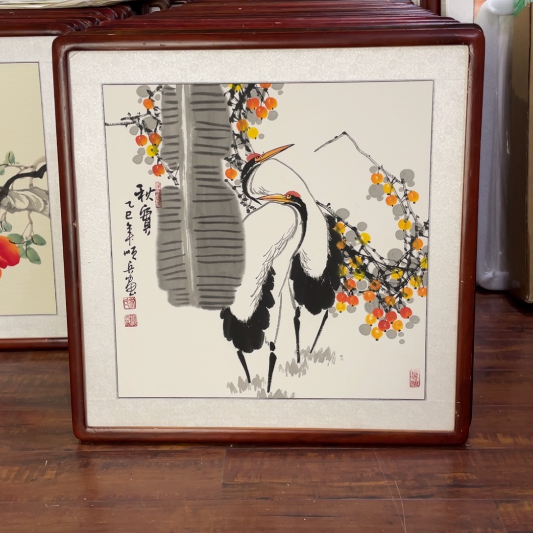 国画带框尺寸63*63厘米