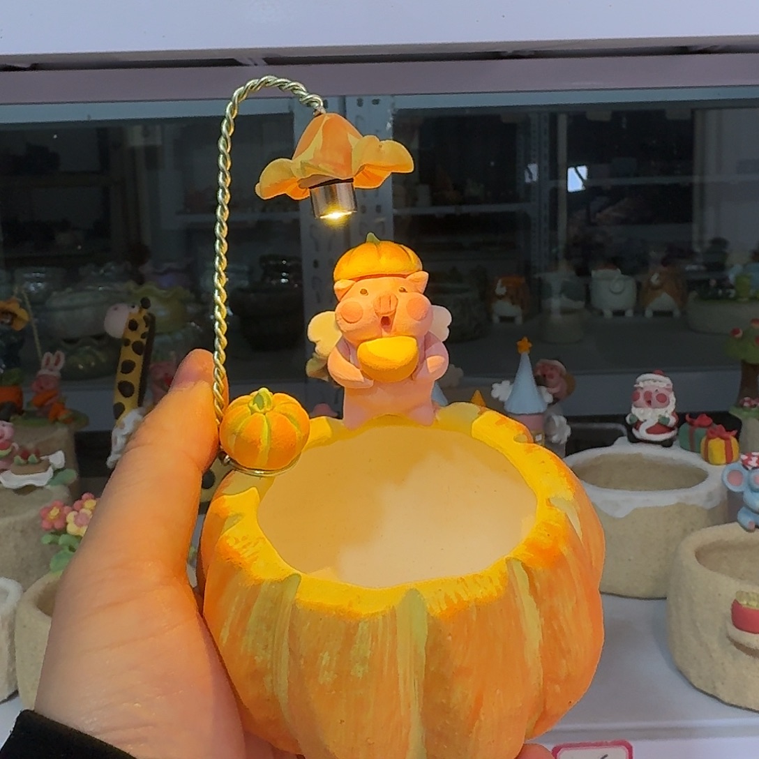 厂家直销手工花盆摆件