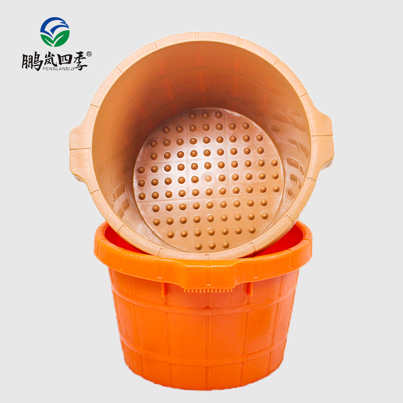 牛筋塑料足浴桶足疗专用泡脚耐摔加高加厚沐足小腿家用泡脚专用桶