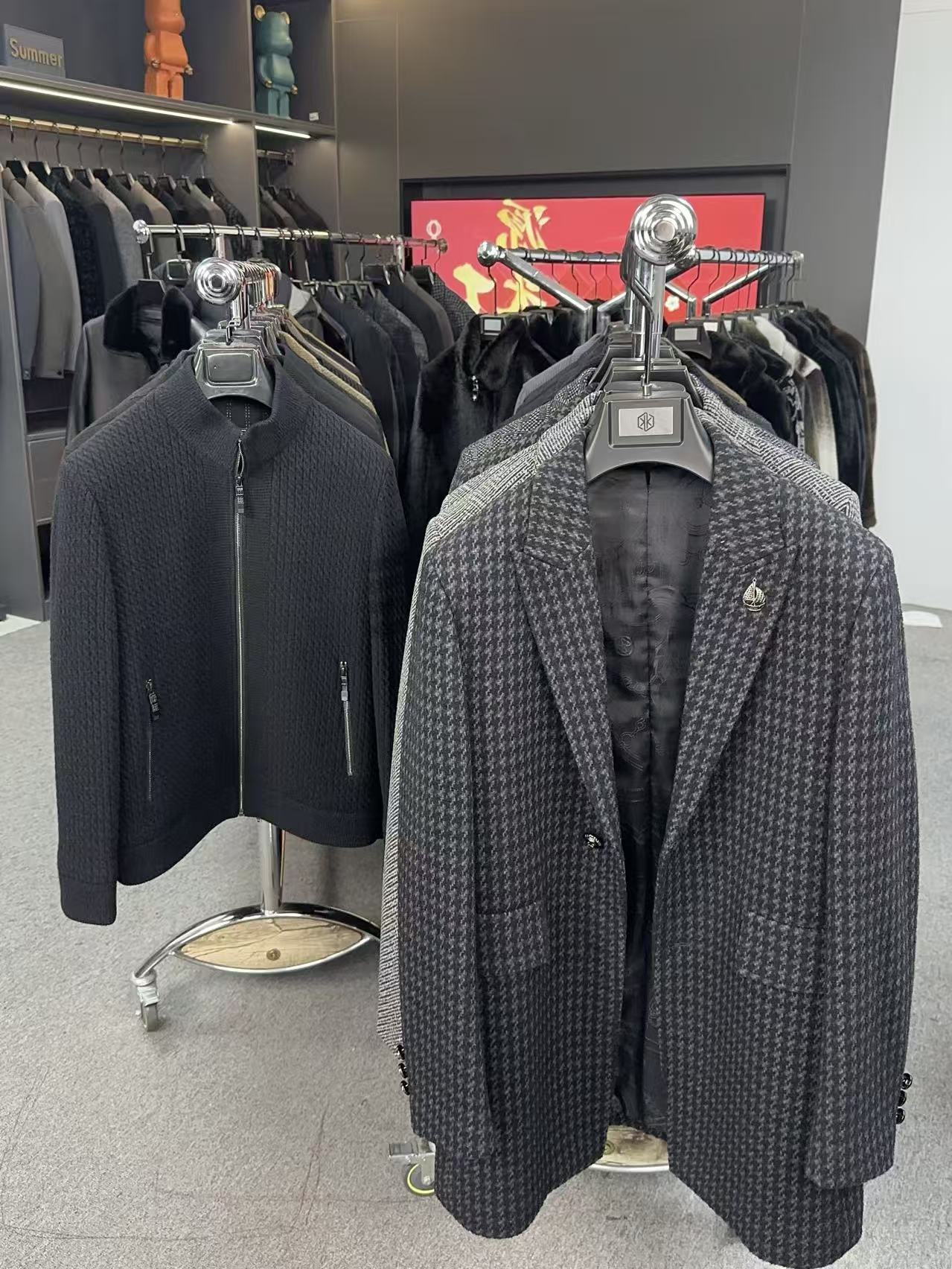 【外套品牌撤柜】4捡漏品牌集合样衣外套孤品西服大衣品牌订单夹克H