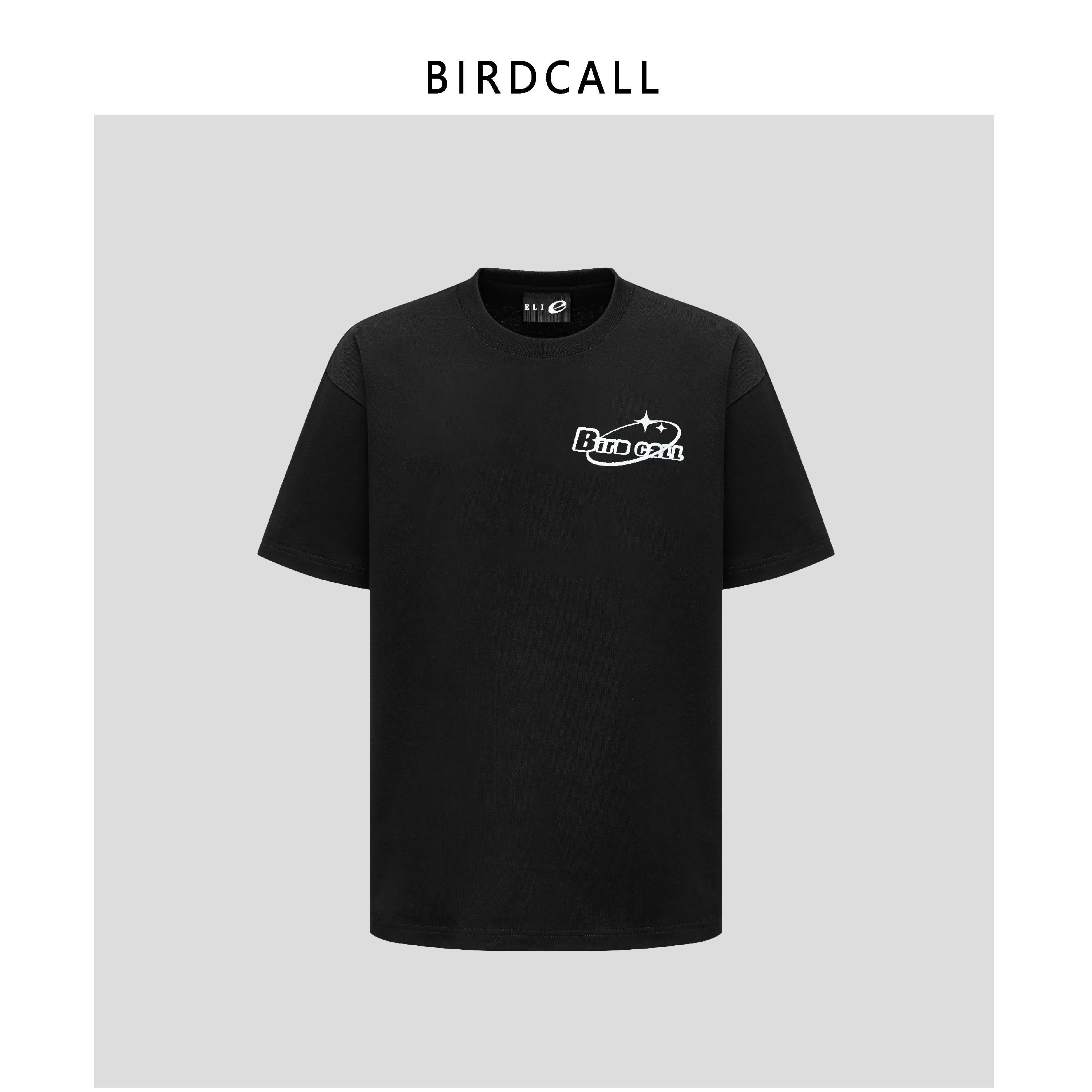  BIRDCALL夏季新款纯棉印花短袖男士宽松百搭上衣